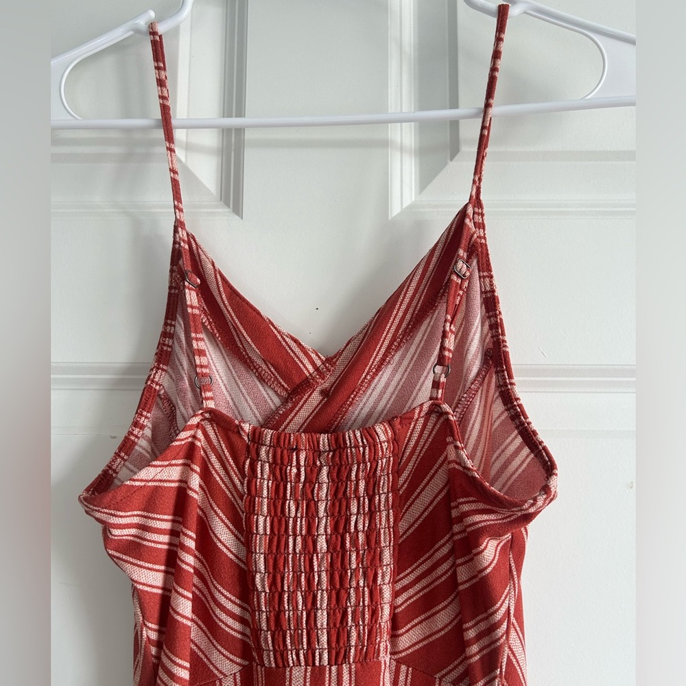 Derek Heart Striped‎ Sleeveless Button-Front Dress - Picture 4 of 6